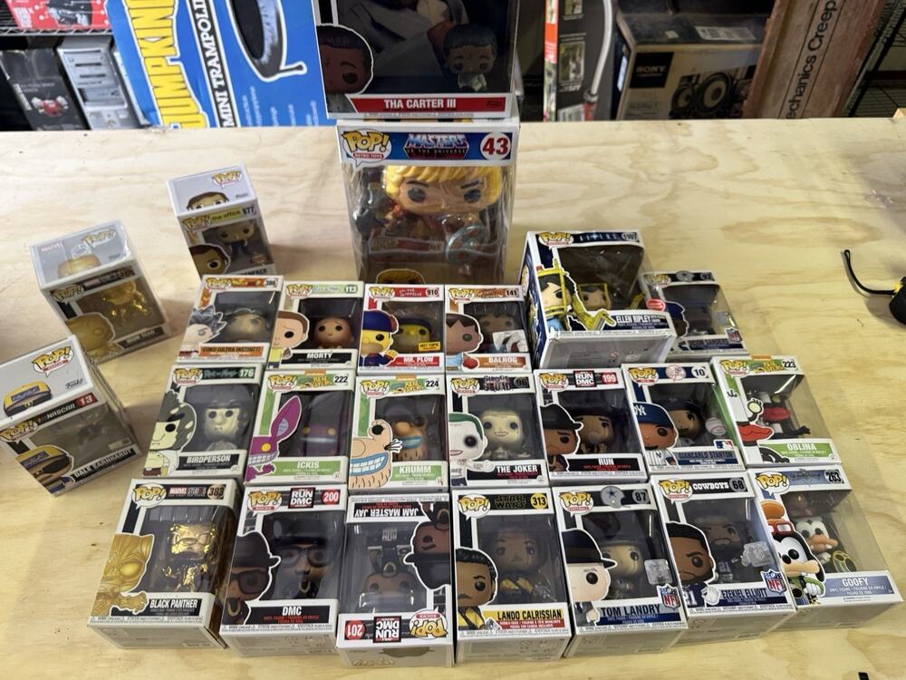 Funko Pop Lot Of 25 Real Monsters Marvel Run Dmc And More